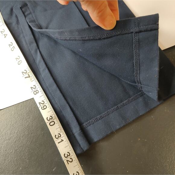 Athleta Greenwich Flare Split Hem Leggings Small Navy - Picture 10 of 14